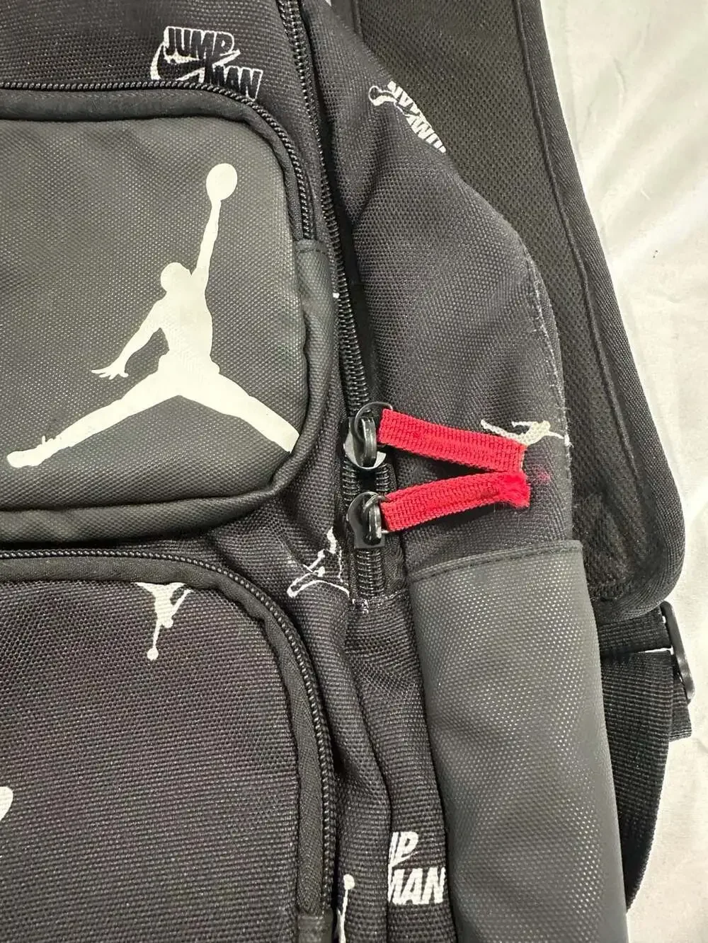 Jordan Essentials Backpack Laptop School Bag Black and White